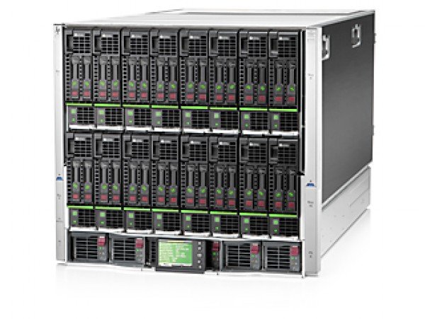 HPE BladeSystem C7000 Enclosures - (Silver 4116 - 12 Cores x2/RAM 64GB/2x300G 10k HDD/2x10Gb Ethernet)